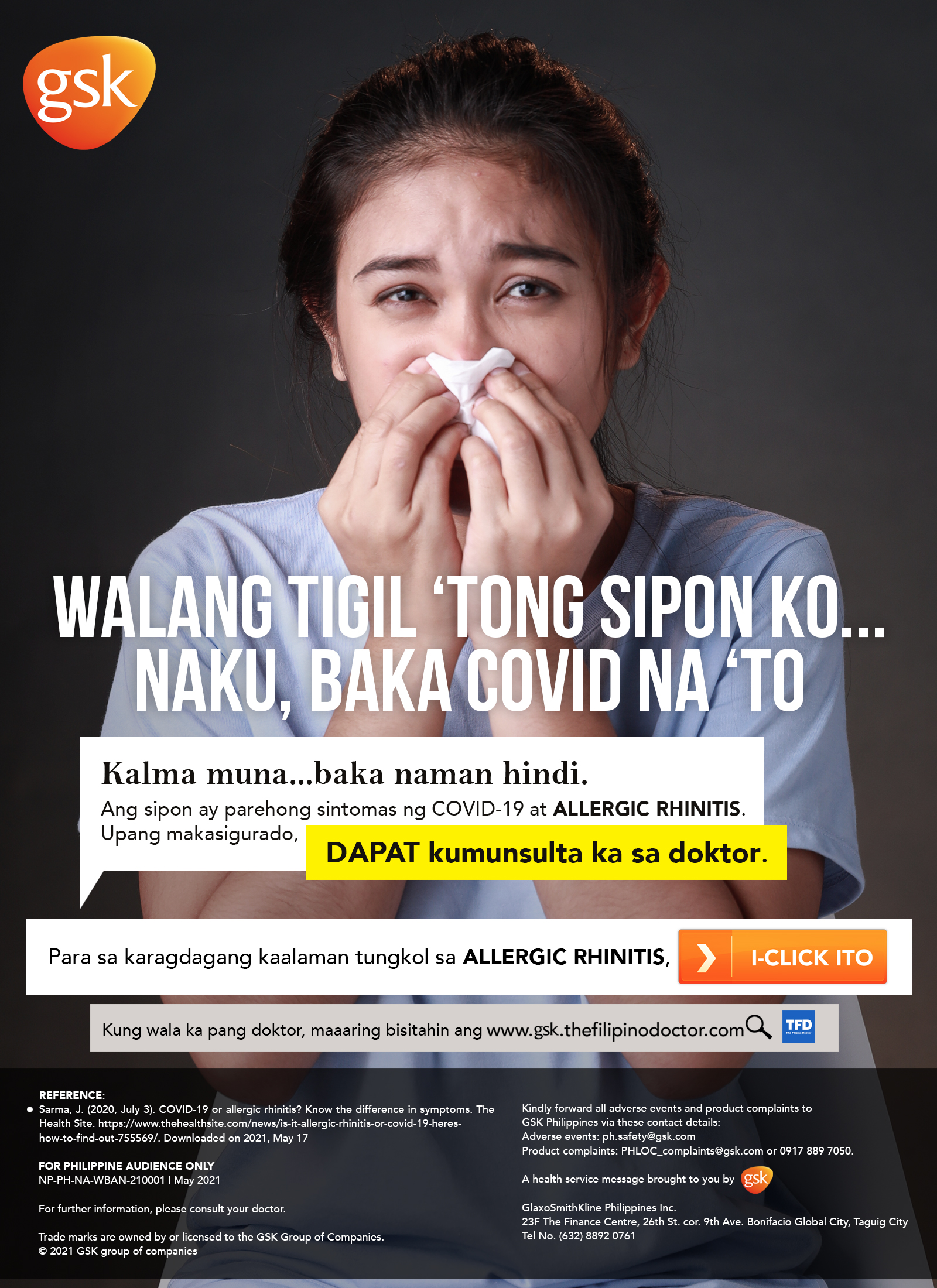 “Allergic Rhinitis” Glaxo